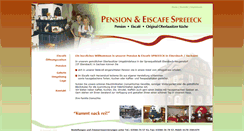 Desktop Screenshot of pension-spreeeck.de